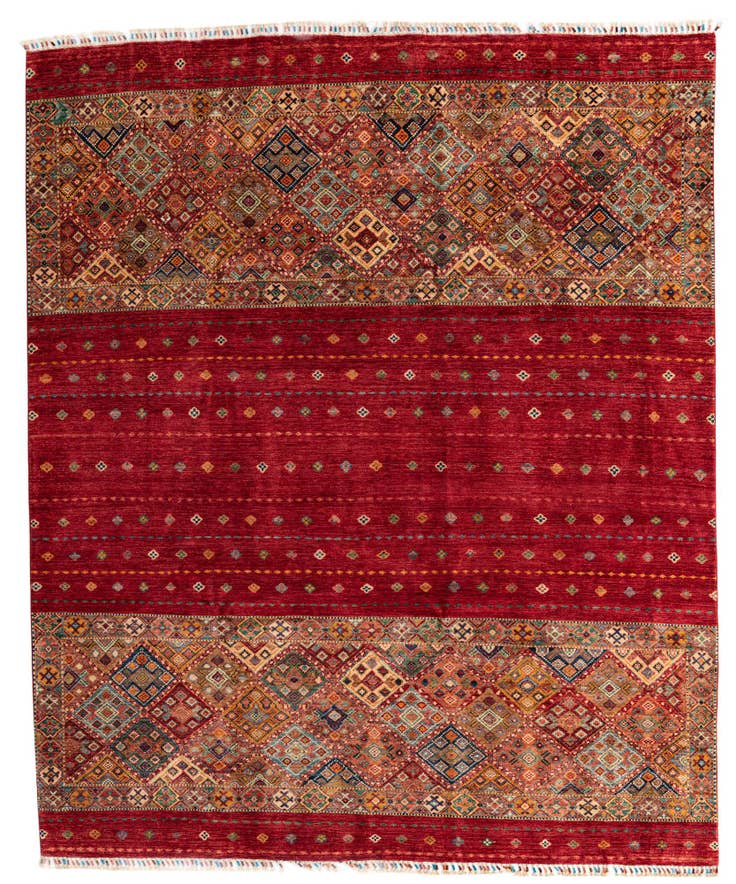 Detail image of 8' 2 x 9' 9 Hand Knotted Ariana Ziegler Oriental Rug
