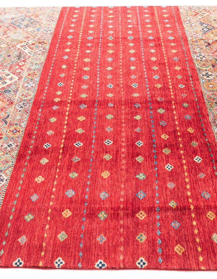 Detail image of 8' 2 x 9' 7  Hand Knotted Ariana Ziegler Oriental Rug