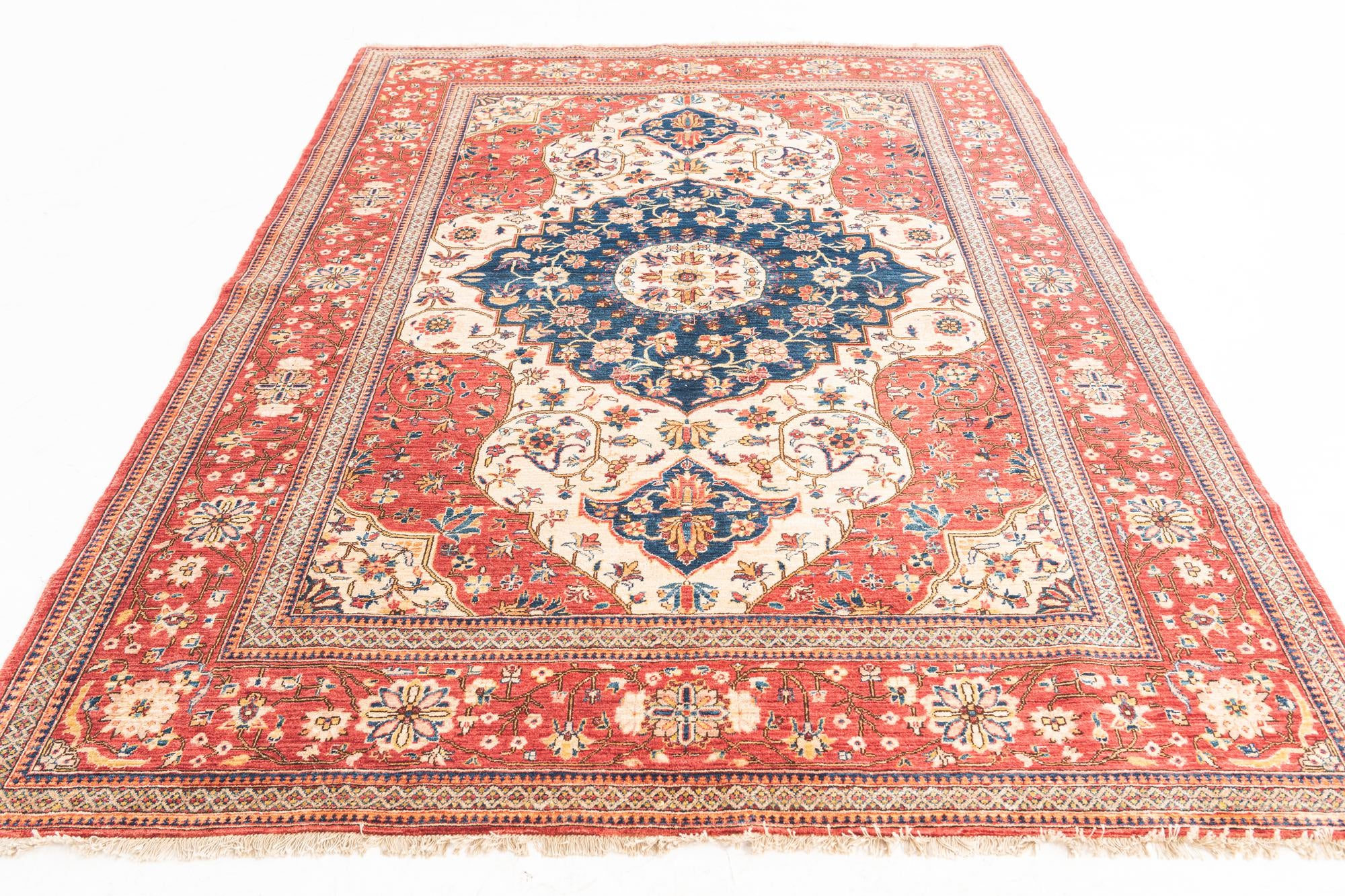6' 8 x 8' 1 Hand Knotted Ariana Ziegler Oriental Rug