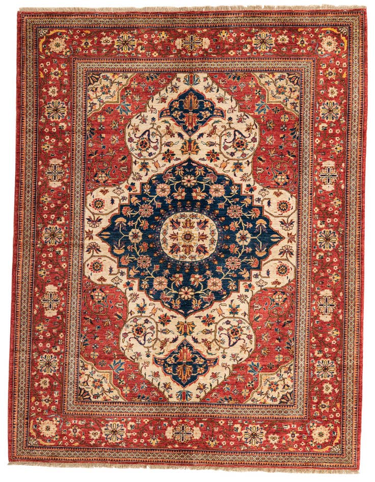 Detail image of 6' 8 x 8' 1 Hand Knotted Ariana Ziegler Oriental Rug