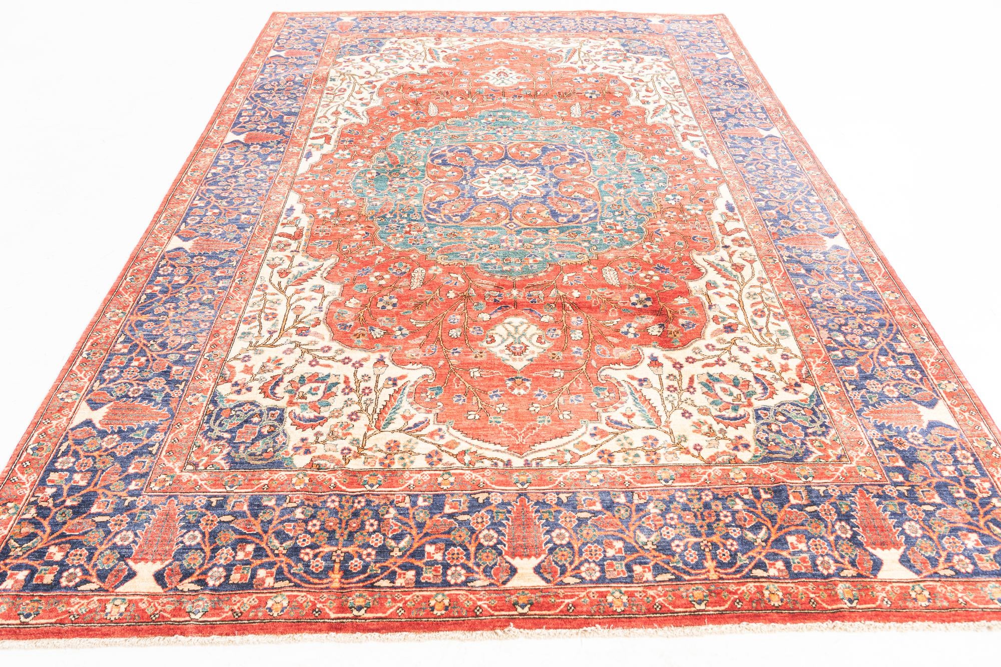 6' 6 x 10' 1 Hand Knotted Ariana Ziegler Oriental Rug