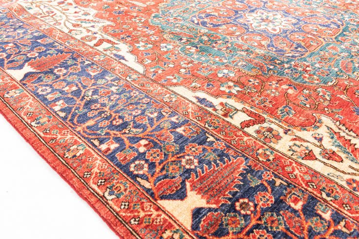 Detail image of 6' 6 x 10' 1 Hand Knotted Ariana Ziegler Oriental Rug