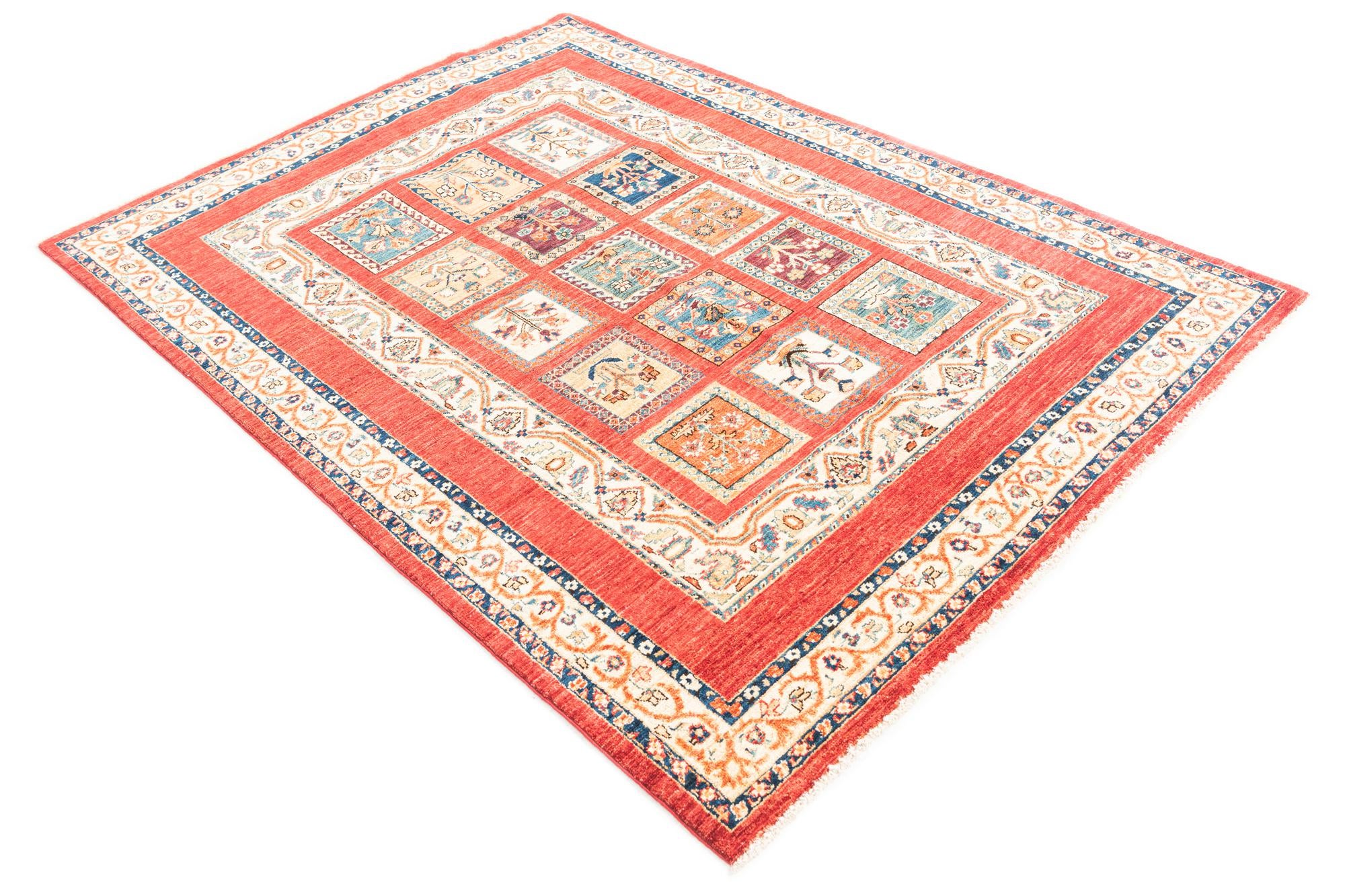 4' 9 x 6' 7 Hand Knotted Ariana Ziegler Oriental Rug