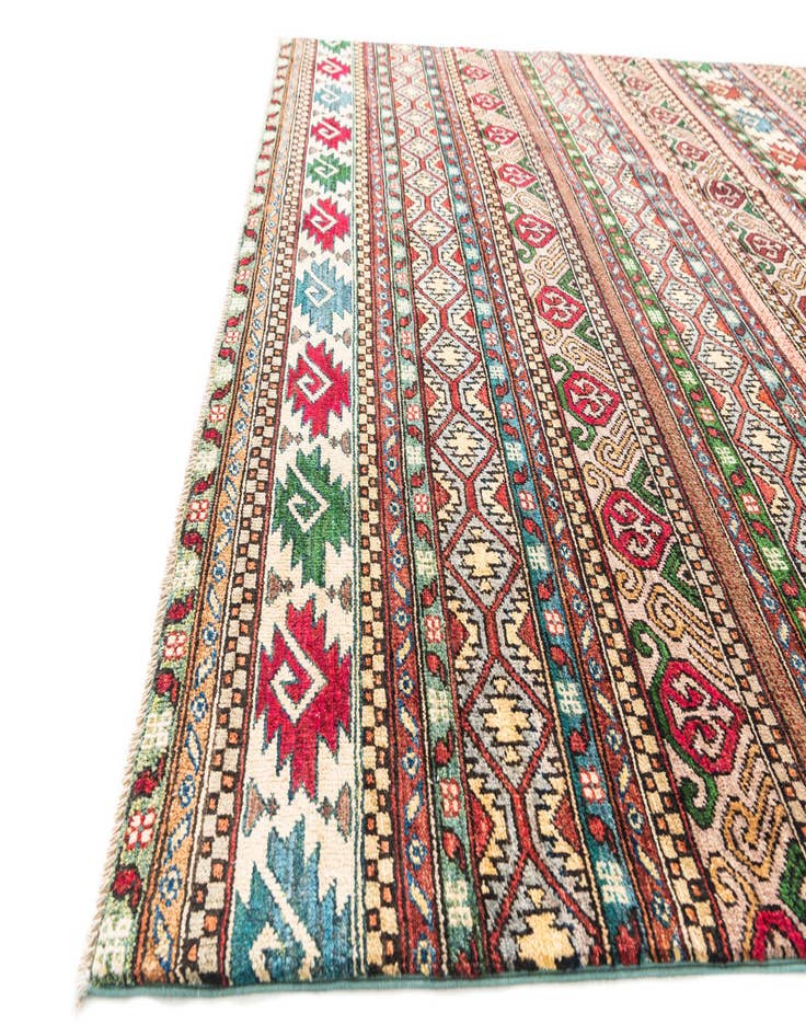 Detail image of 6' 9 x 9' 9 Hand Knotted Ariana Ziegler Rug