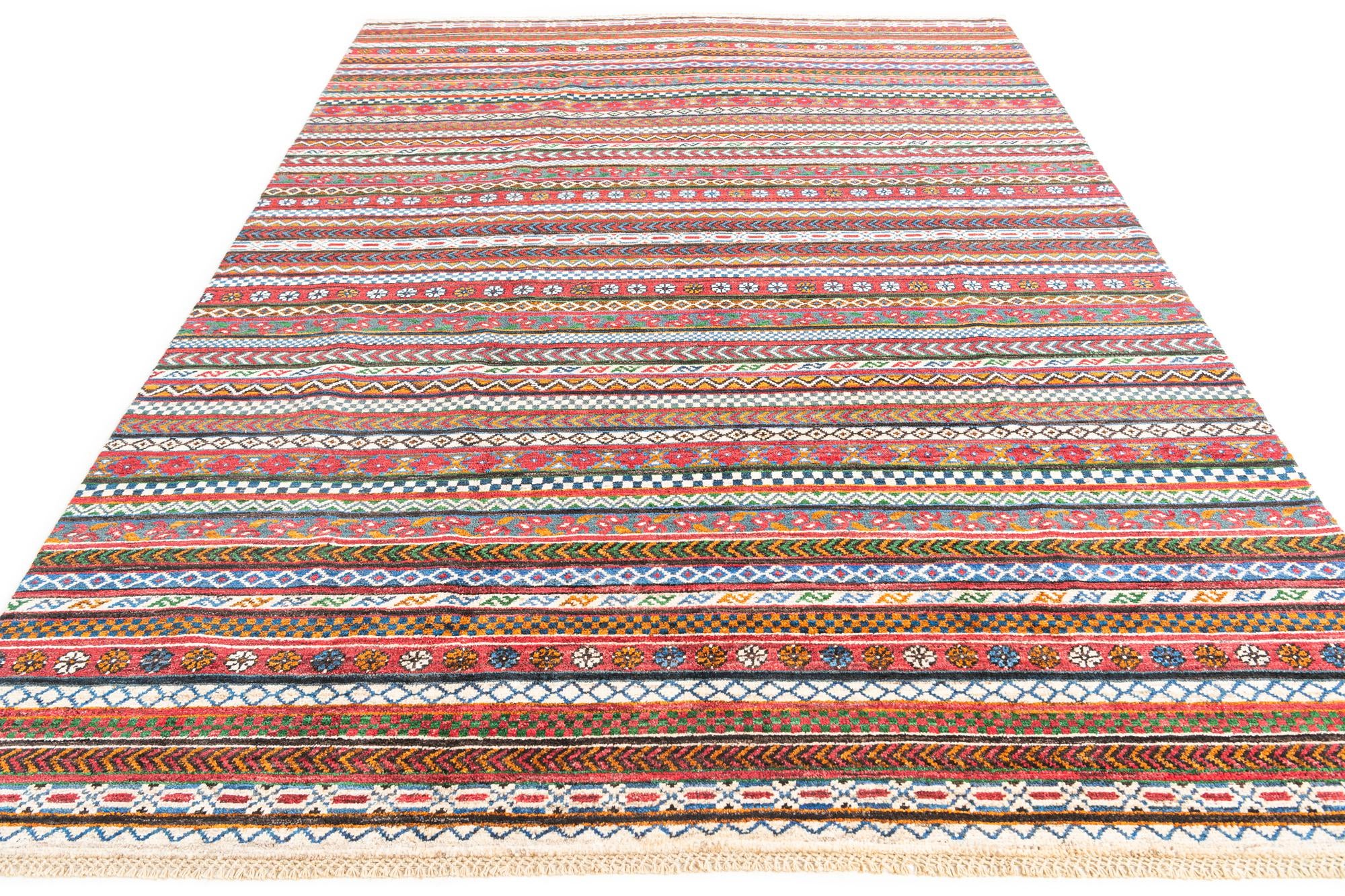 6' 9 x 9' 9 Hand Knotted Ariana Ziegler Rug