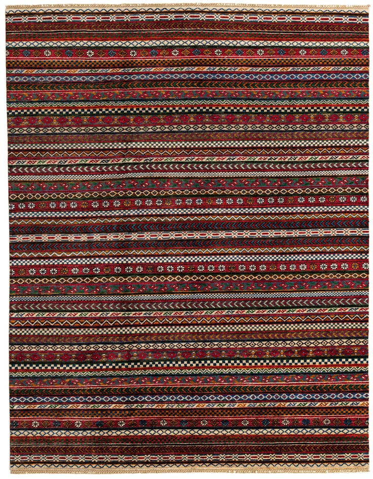 Detail image of 6' 9 x 9' 9 Hand Knotted Ariana Ziegler Rug