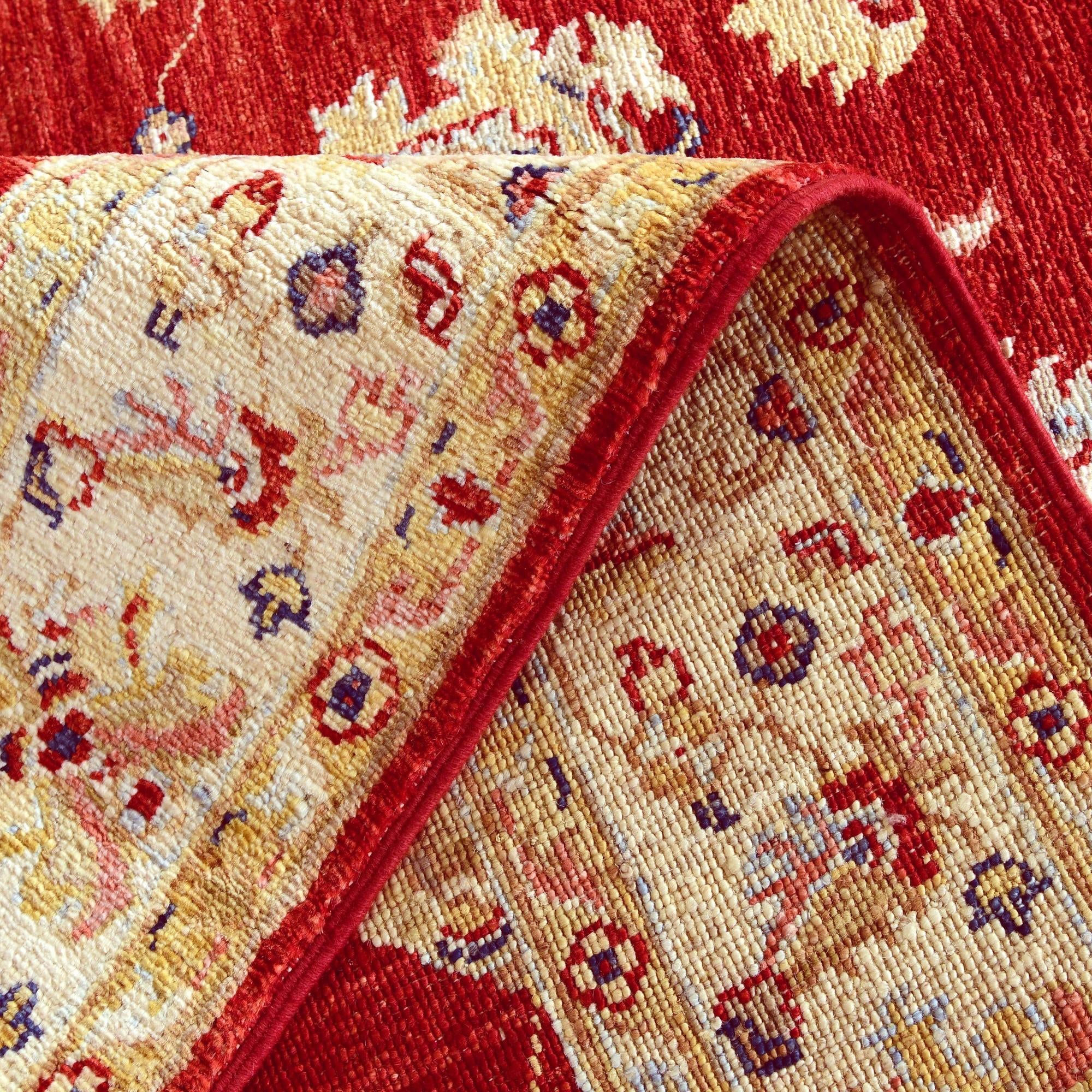 4' x 6' 2 Hand Knotted Ariana Ziegler Rug
