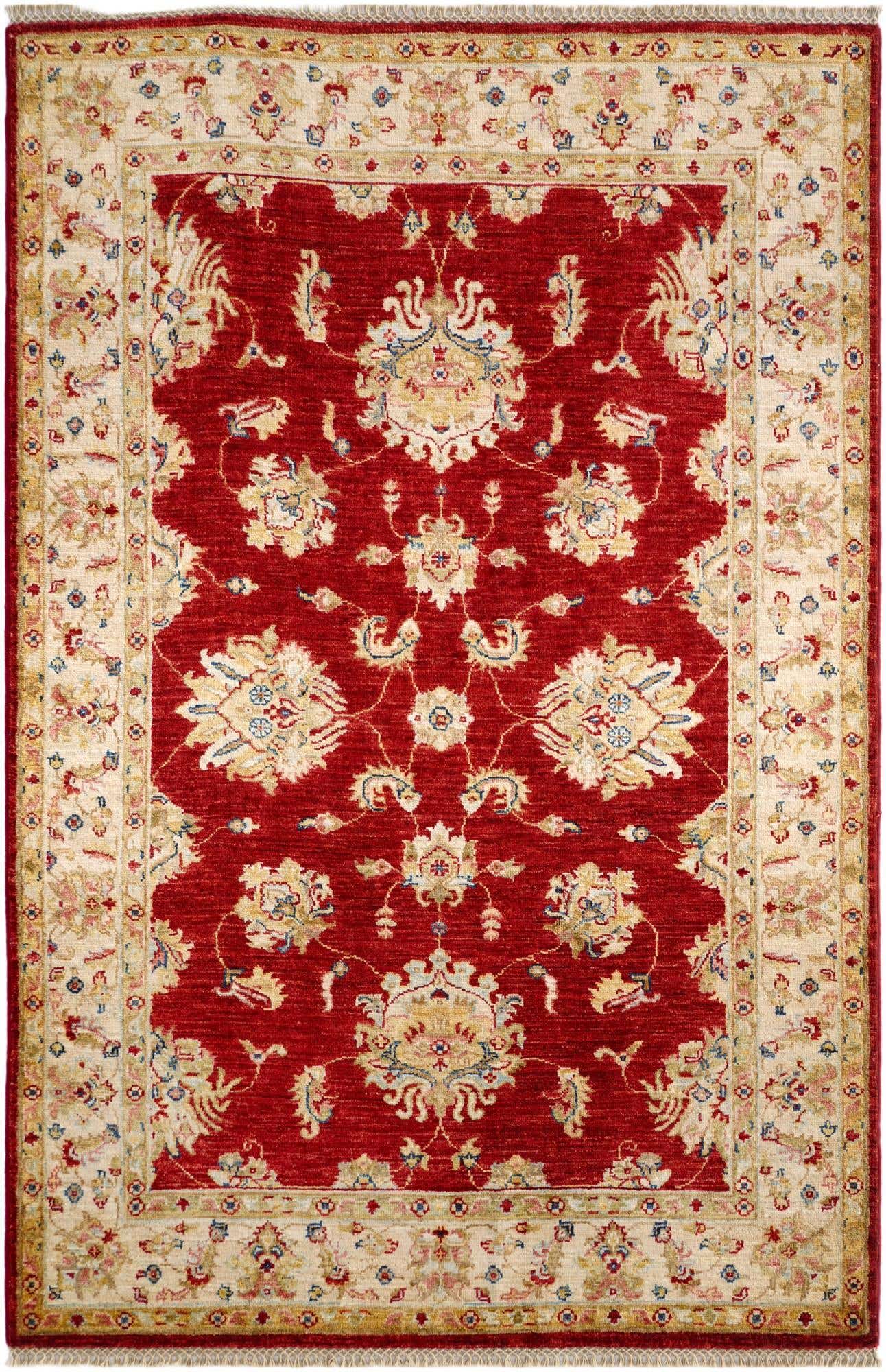 4' x 6' 2 Hand Knotted Ariana Ziegler Rug