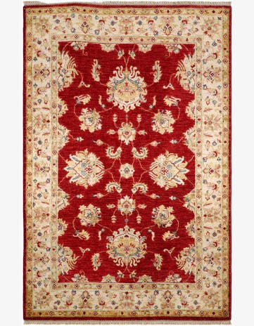4' x 6' 2 Hand Knotted Ariana Ziegler Rug