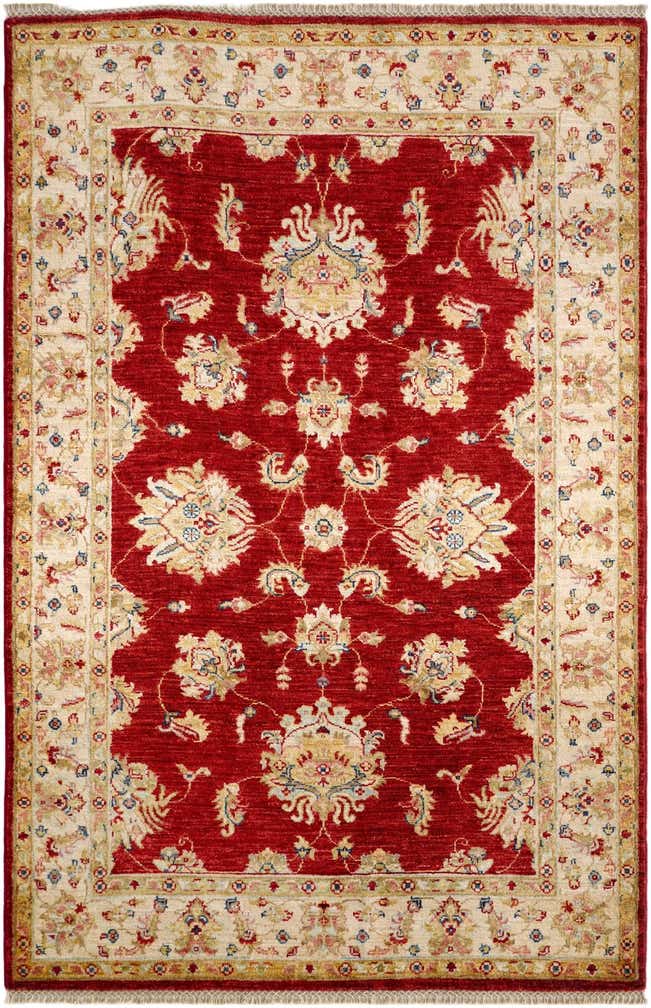 4' x 6' 2 Hand Knotted Ariana Ziegler Rug