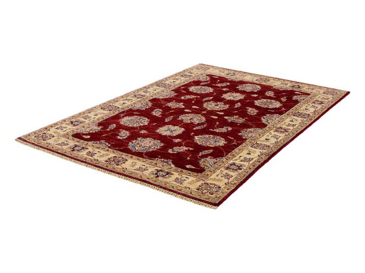 Detail image of 4' 1 x 6' Hand Knotted Ariana Ziegler Rug