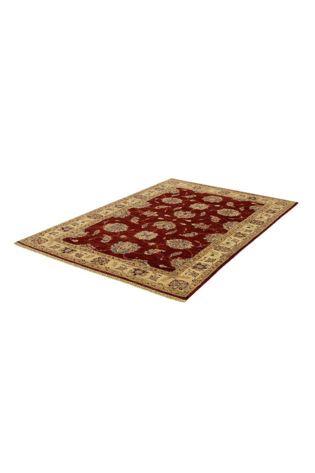 Detail image of 4' 1 x 6' Hand Knotted Ariana Ziegler Rug