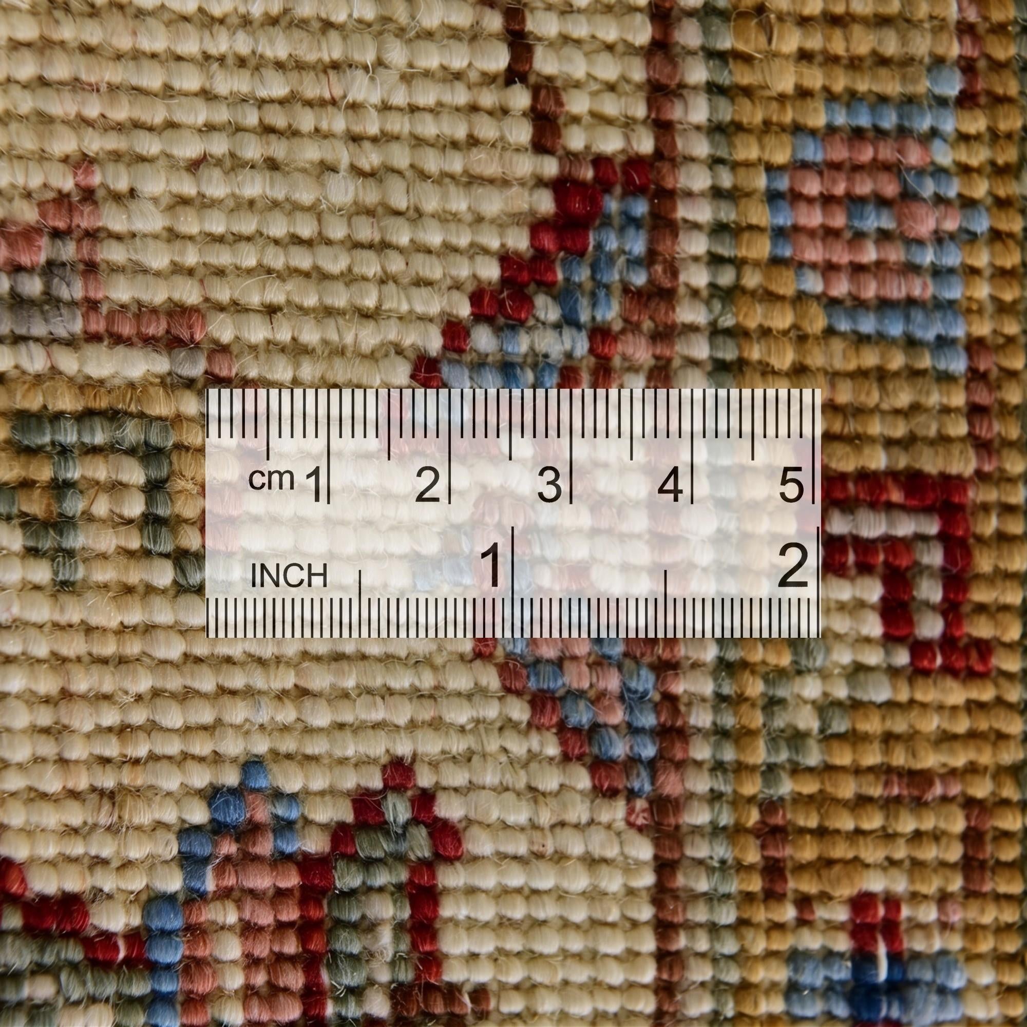 4' 1 x 6' Hand Knotted Ariana Ziegler Rug