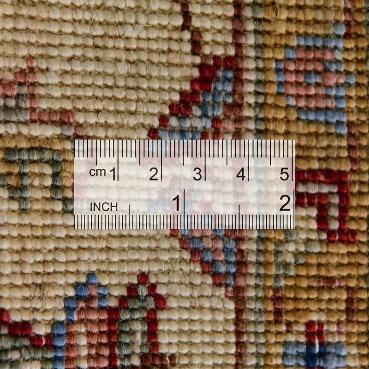 Detail image of 4' 1 x 6' Hand Knotted Ariana Ziegler Rug