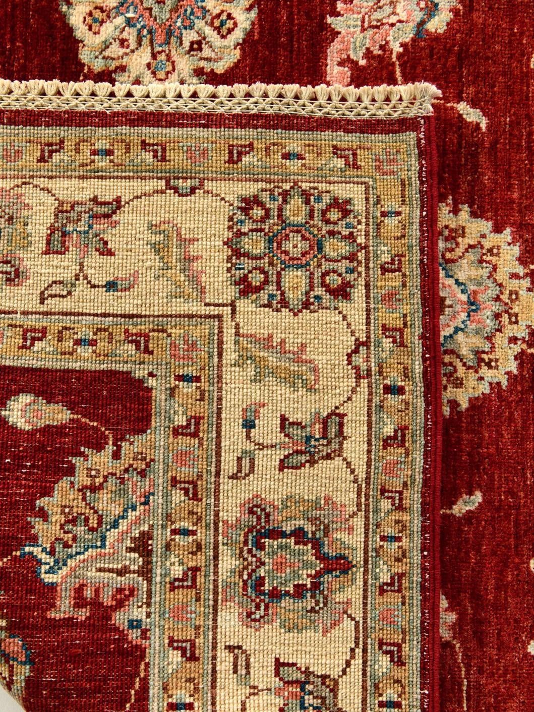 4' 1 x 6' Hand Knotted Ariana Ziegler Rug