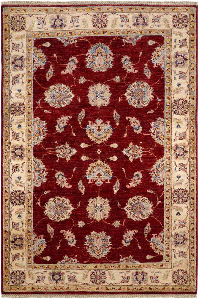 4' 1 x 6' Hand Knotted Ariana Ziegler Rug
