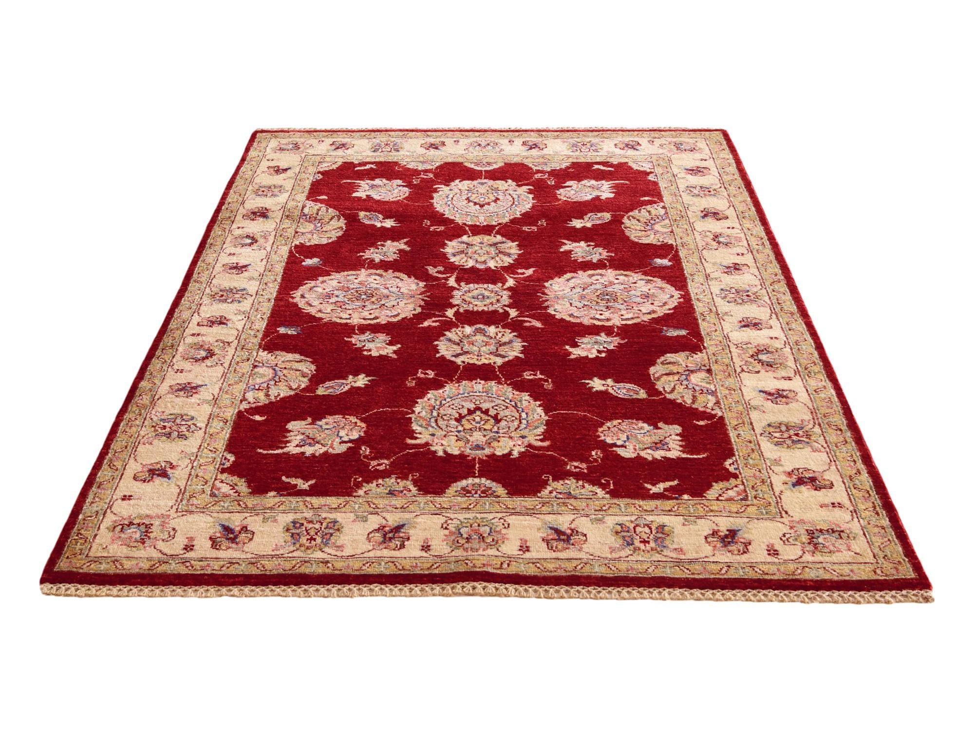 4' x 6' 2 Hand Knotted Ariana Ziegler Rug