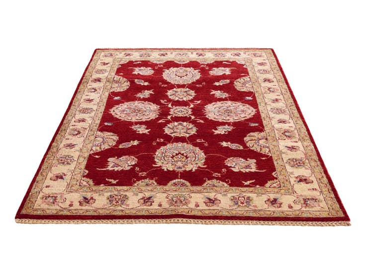 Detail image of 4' x 6' 2 Hand Knotted Ariana Ziegler Rug