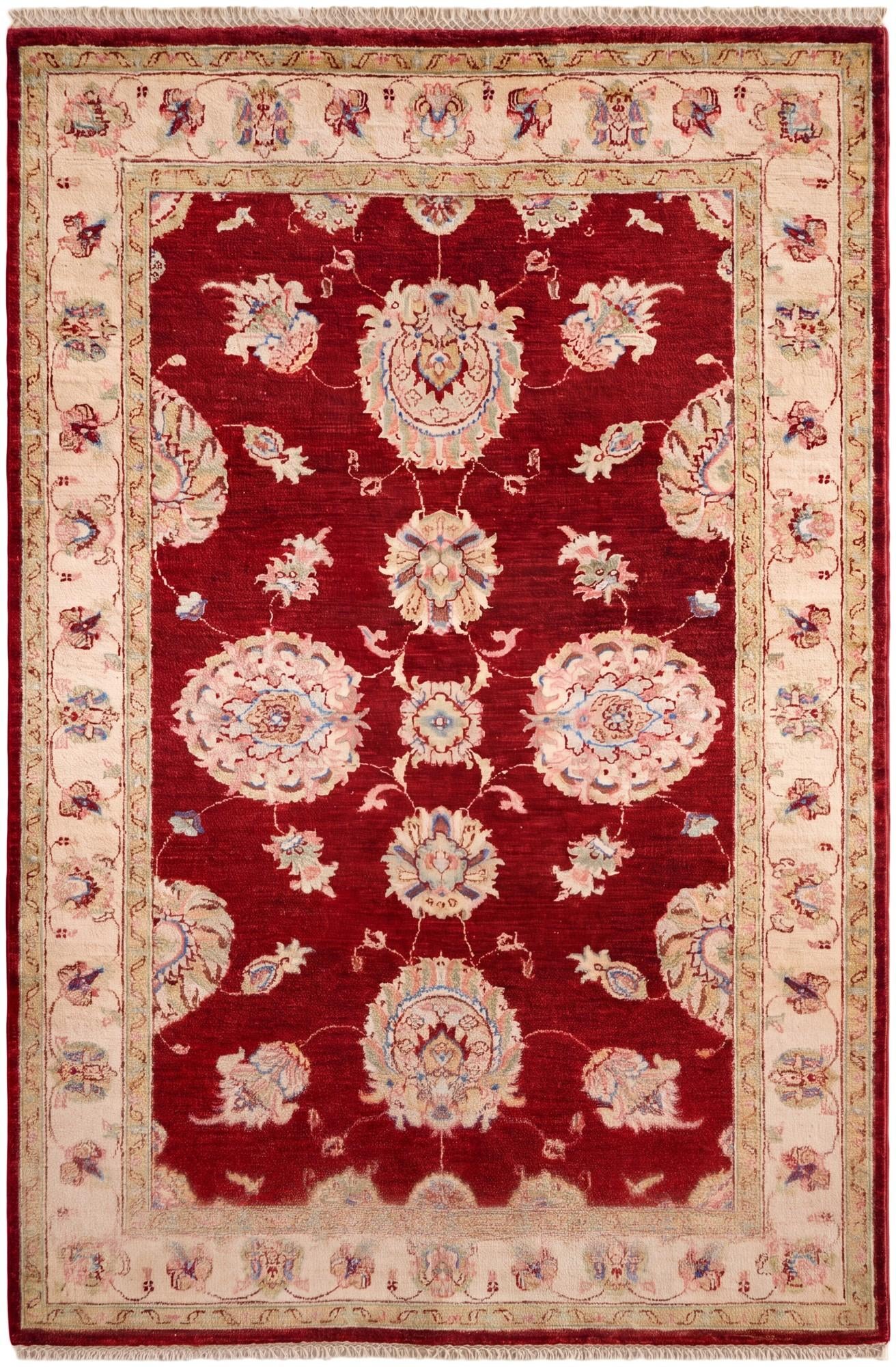 4' x 6' 2 Hand Knotted Ariana Ziegler Rug