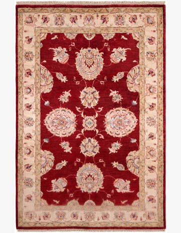4' x 6' 2 Hand Knotted Ariana Ziegler Rug