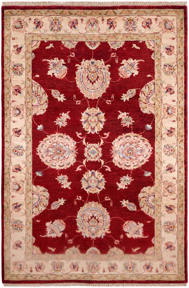 4' x 6' 2 Hand Knotted Ariana Ziegler Rug