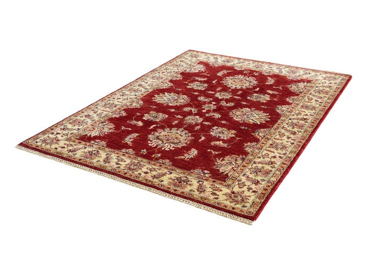 Detail image of 4' x 5' 10 Hand Knotted Ariana Ziegler Rug