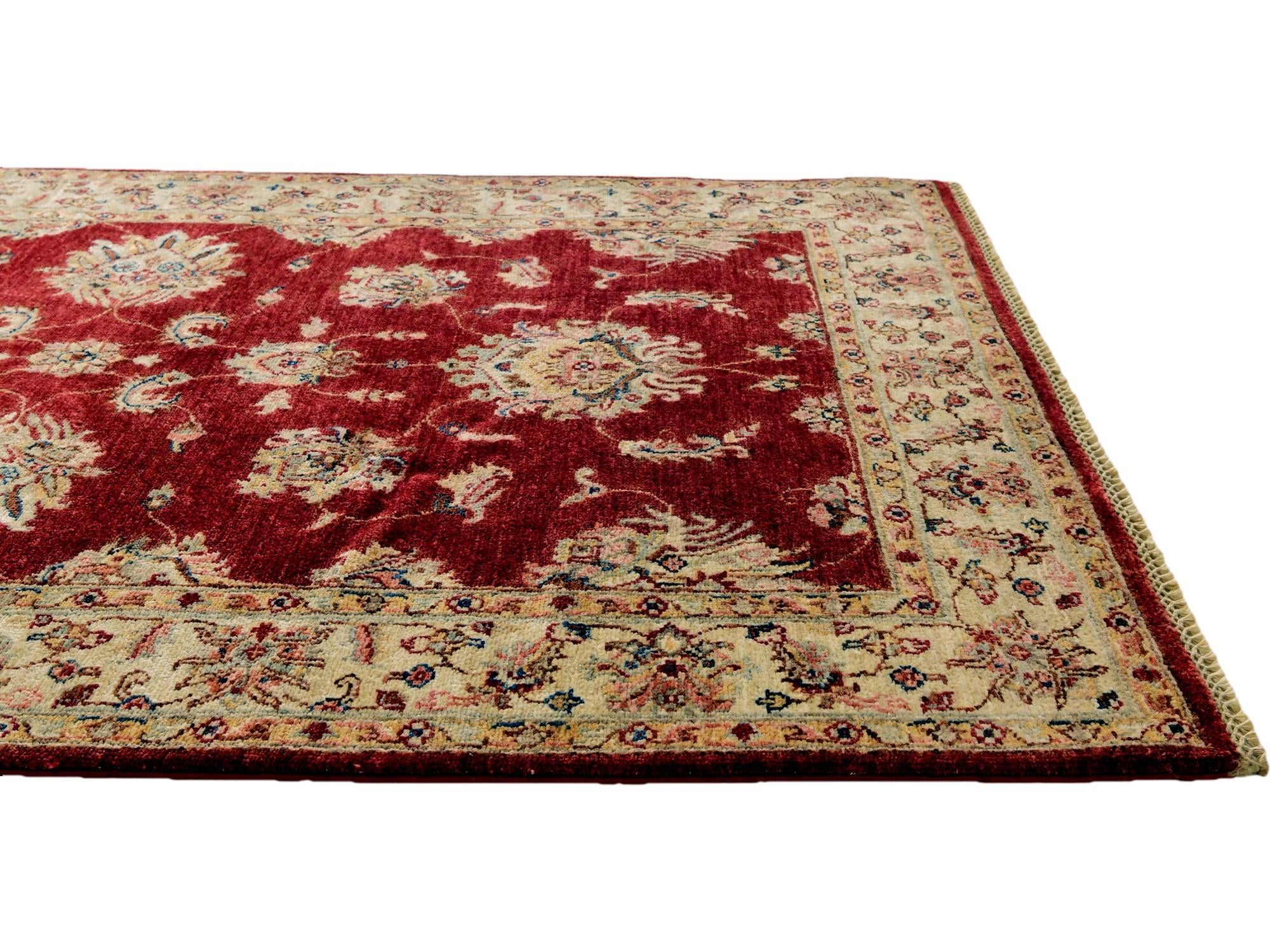 4' x 6' 3 Hand Knotted Ariana Ziegler Rug