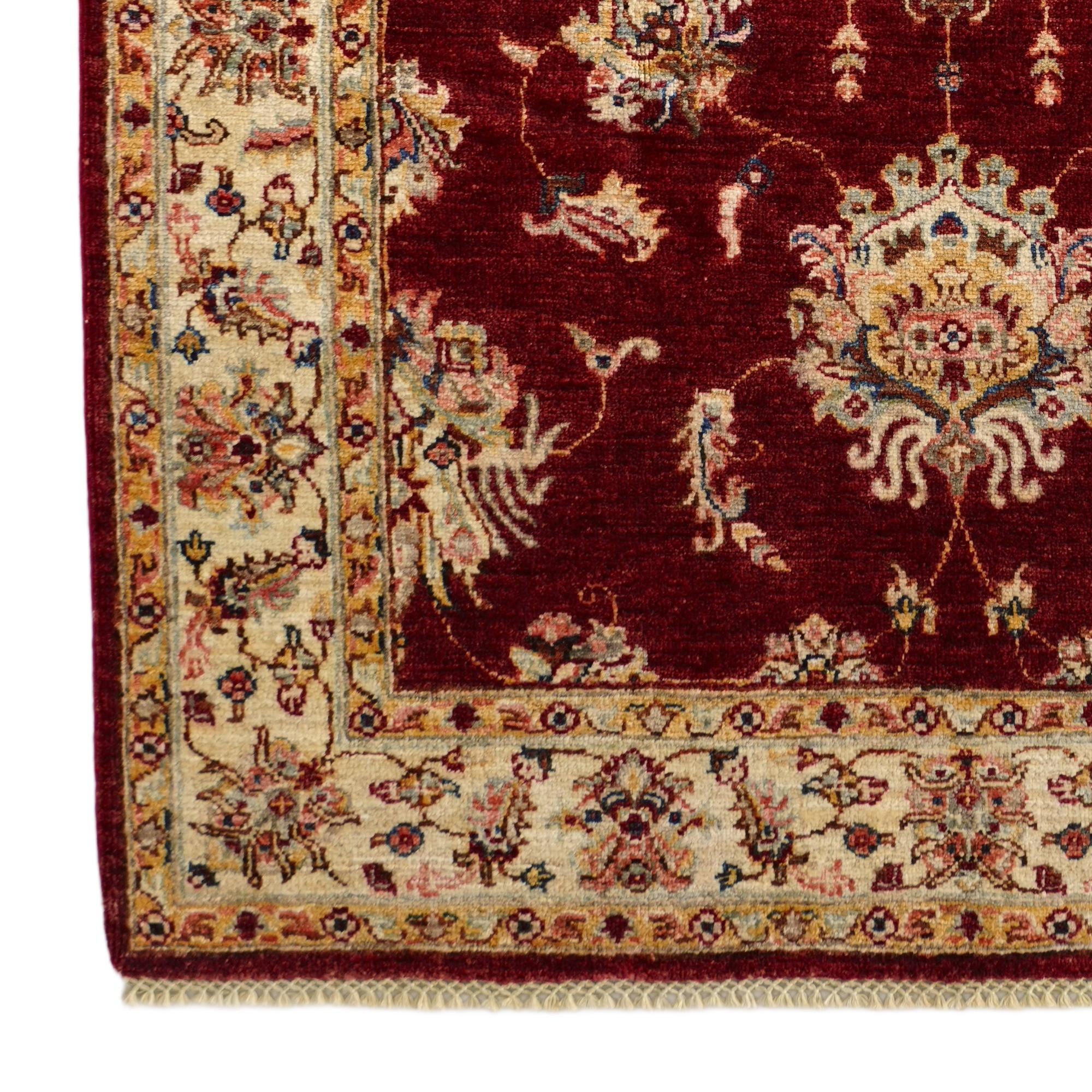 4' x 6' 3 Hand Knotted Ariana Ziegler Rug