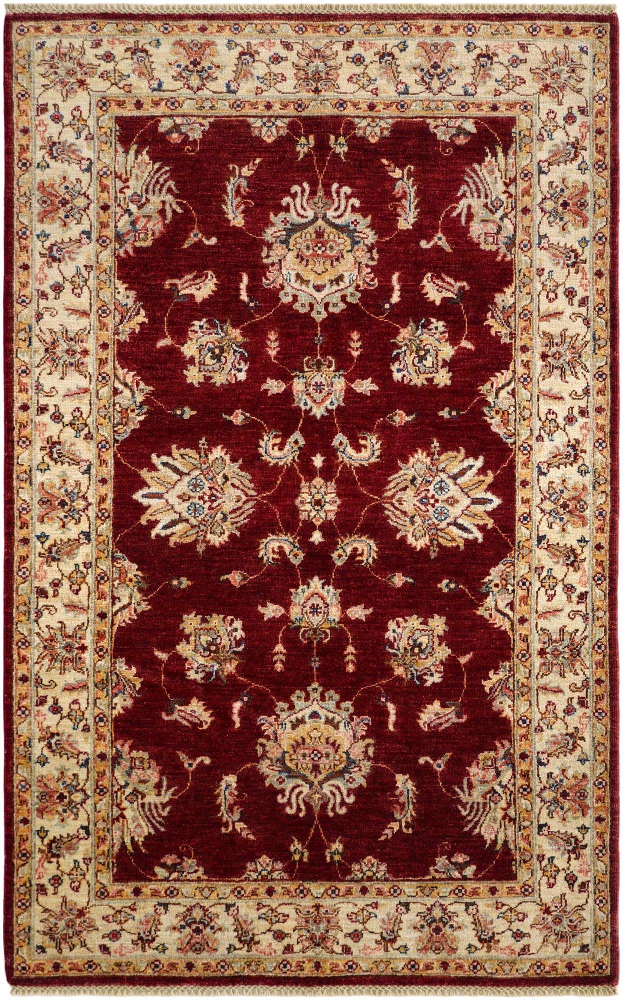 4' x 6' 3 Hand Knotted Ariana Ziegler Rug