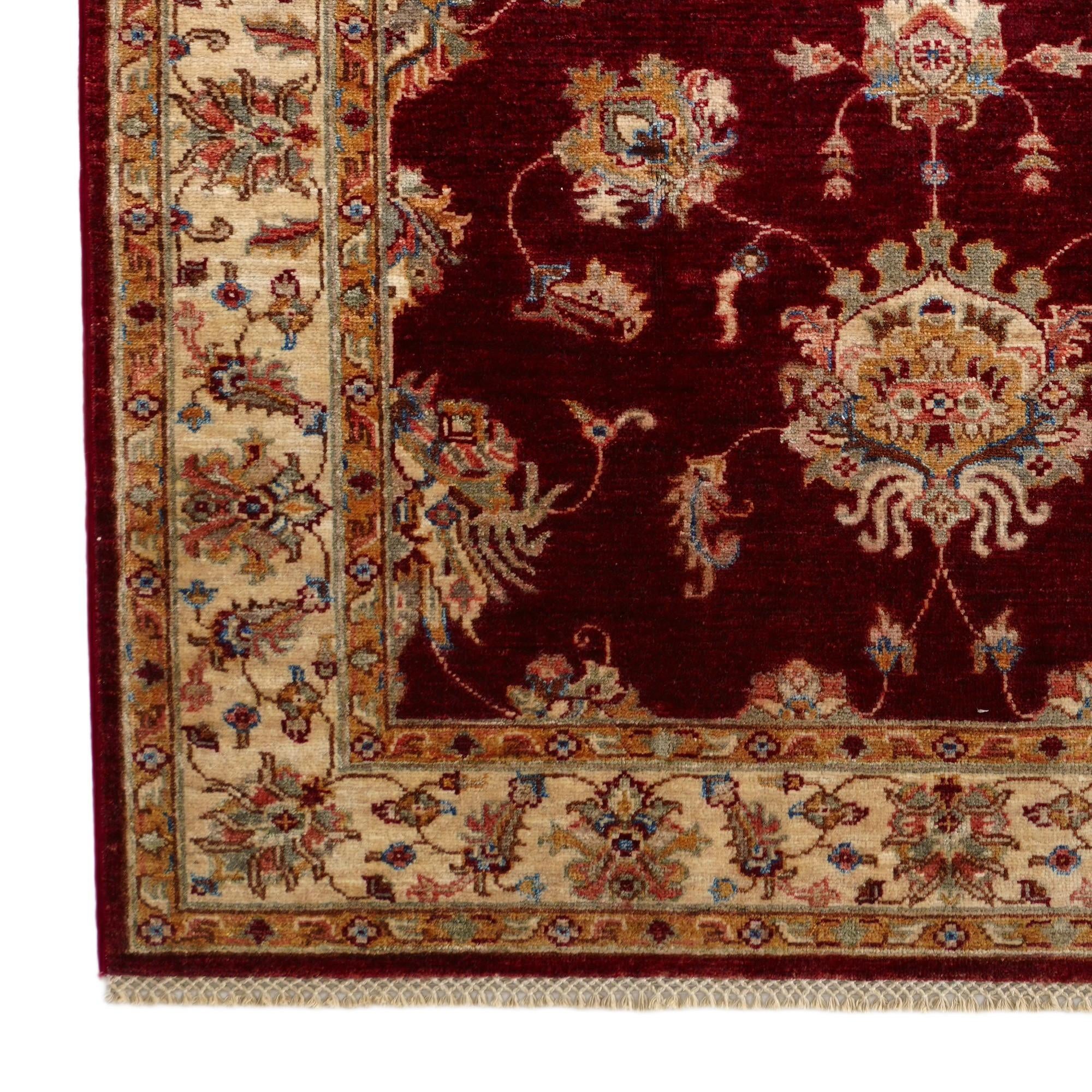 4' 3 x 6' Hand Knotted Ariana Ziegler Rug