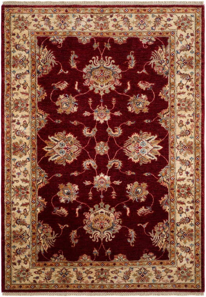 Detail image of 4' 3 x 6' Hand Knotted Ariana Ziegler Rug