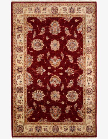 4' 1 x 6' 8 Hand Knotted Ariana Ziegler Rug
