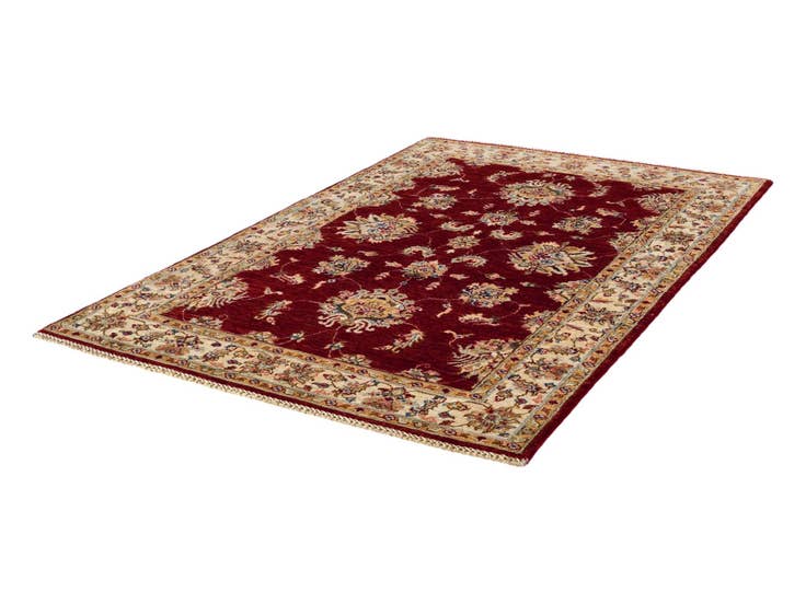 Detail image of 4' 2 x 6' 7 Hand Knotted Ariana Ziegler Rug