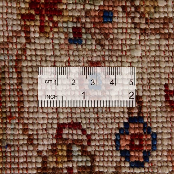 Detail image of 4' 1 x 6' Hand Knotted Ariana Ziegler Rug
