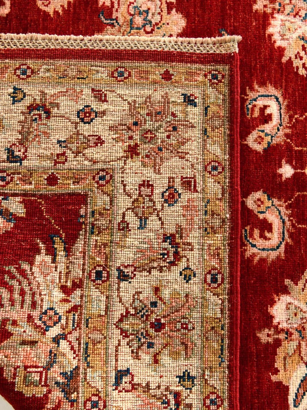 4' 1 x 6' Hand Knotted Ariana Ziegler Rug