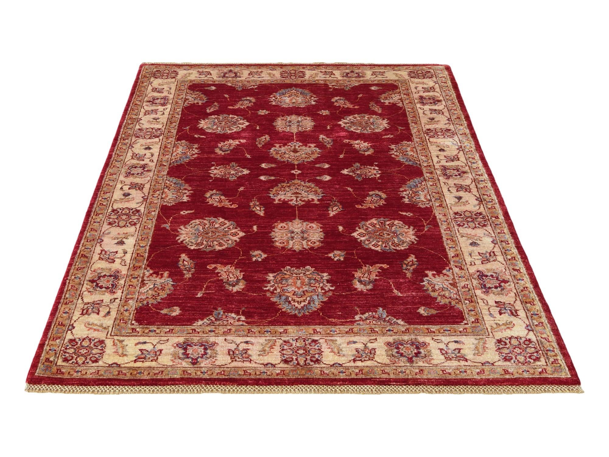 4' 3 x 6' 4 Hand Knotted Ariana Ziegler Rug