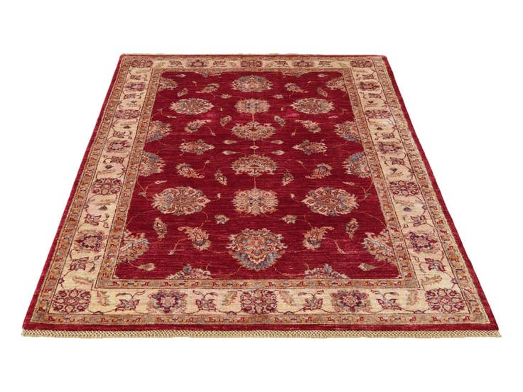 Detail image of 4' 3 x 6' 4 Hand Knotted Ariana Ziegler Rug