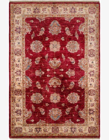4' 3 x 6' 4 Hand Knotted Ariana Ziegler Rug