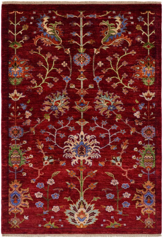 Detail image of 4' 3 x 6' 1 Hand Knotted Ariana Ziegler Rug