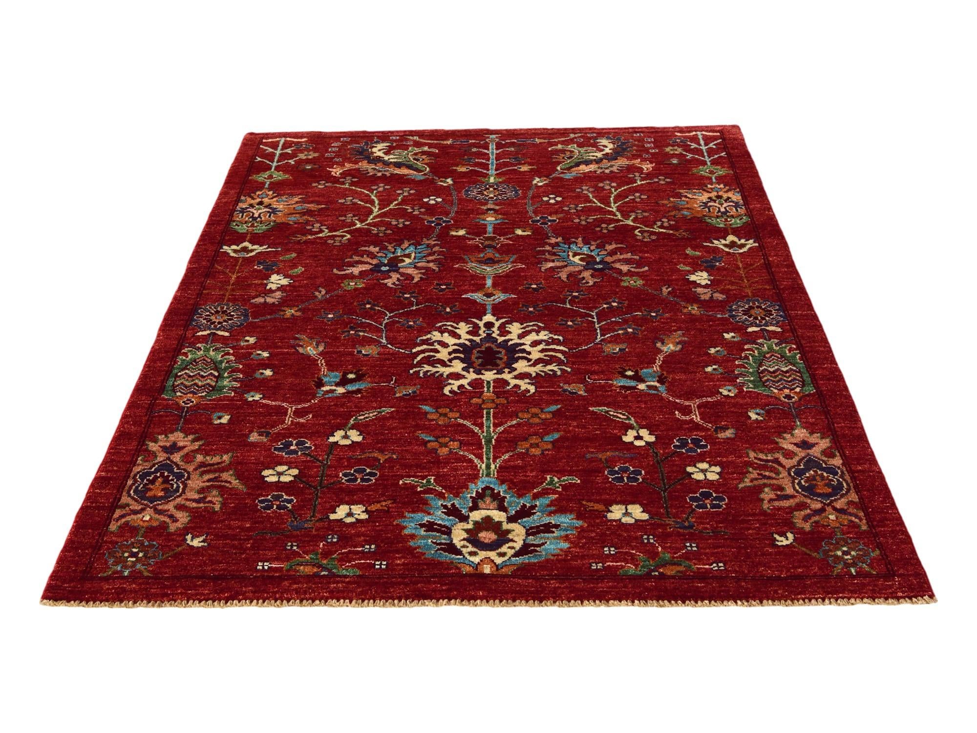 4' 2 x 6' 2 Hand Knotted Ariana Ziegler Rug