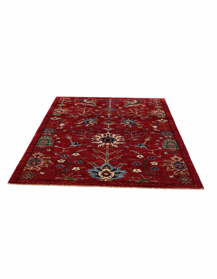 Detail image of 4' 2 x 6' 2 Hand Knotted Ariana Ziegler Rug