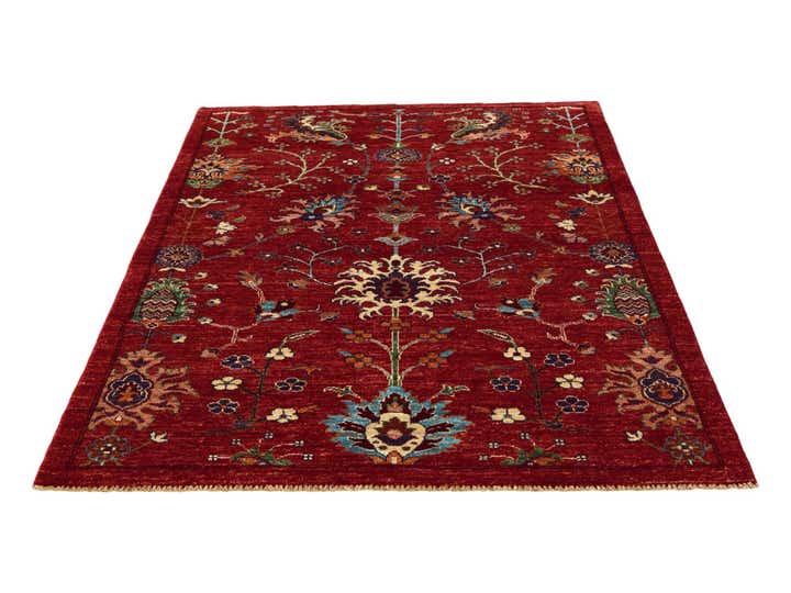 4' 2 x 6' 2 Hand Knotted Ariana Ziegler Rug