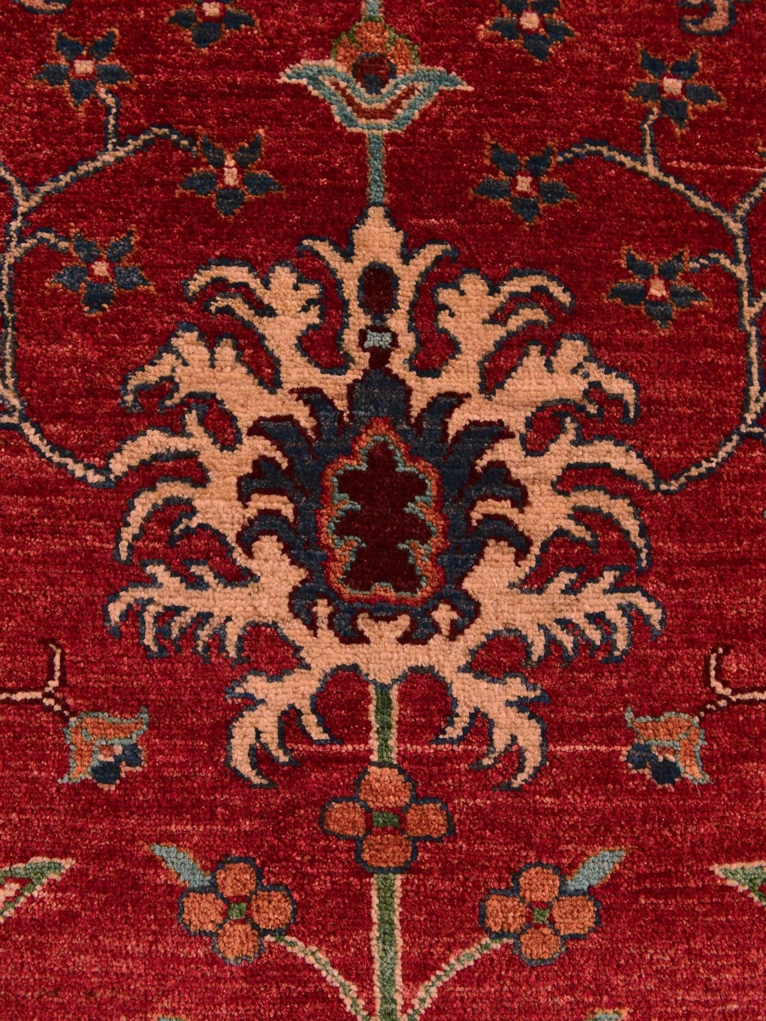 4' 2 x 6' 2 Hand Knotted Ariana Ziegler Rug