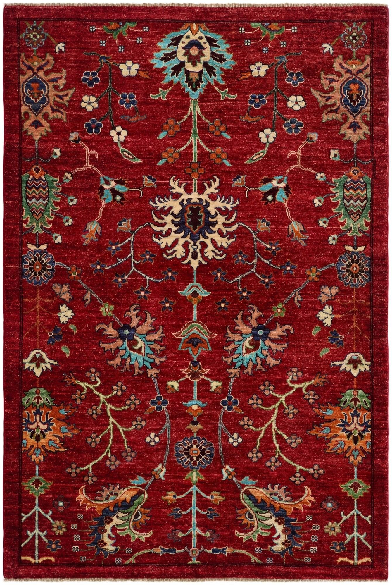 4' 2 x 6' 2 Hand Knotted Ariana Ziegler Rug