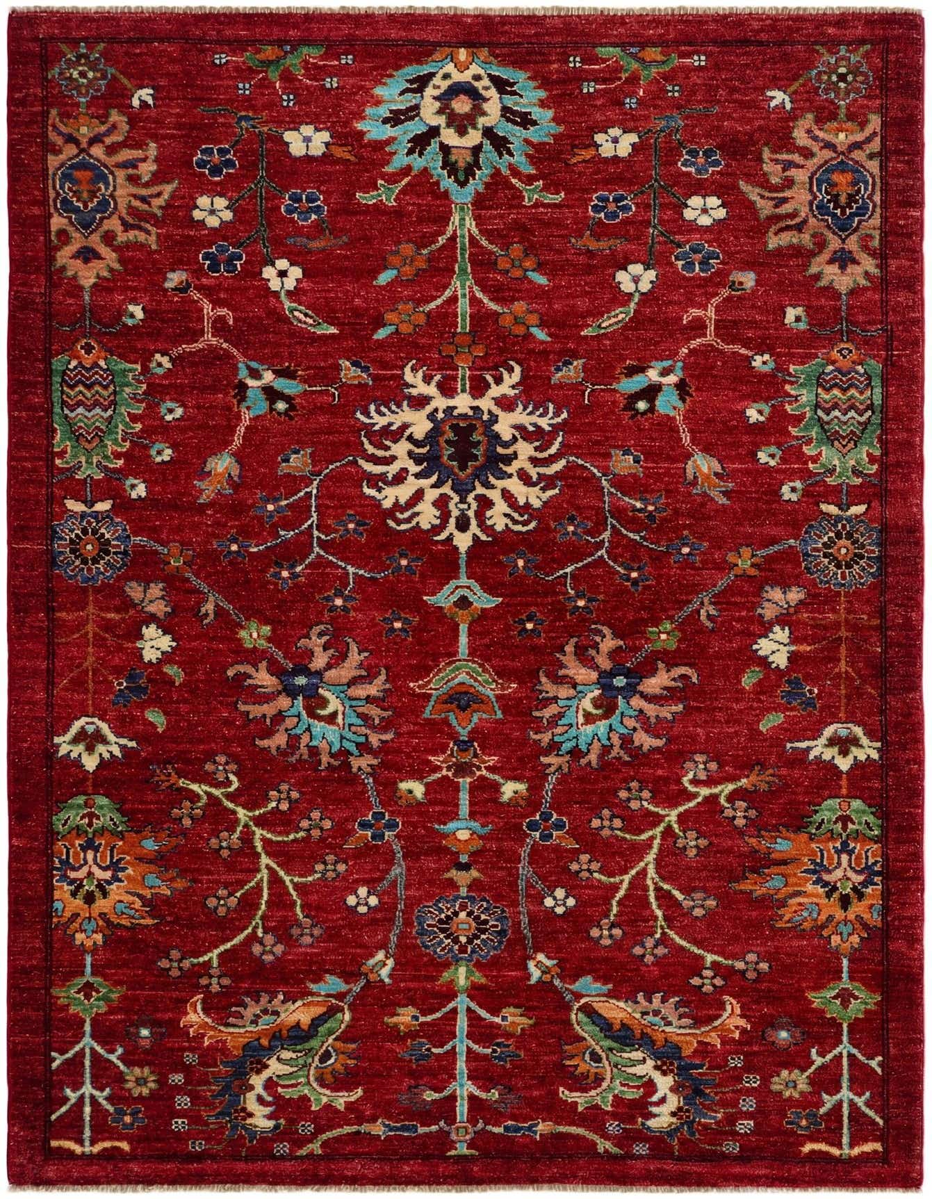 4' 2 x 6' 2 Hand Knotted Ariana Ziegler Rug