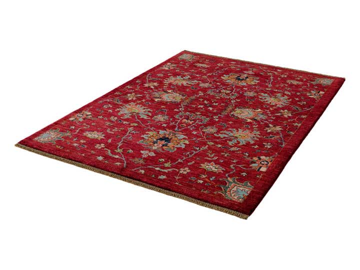 4' 3 x 5' 11 Hand Knotted Ariana Ziegler Rug