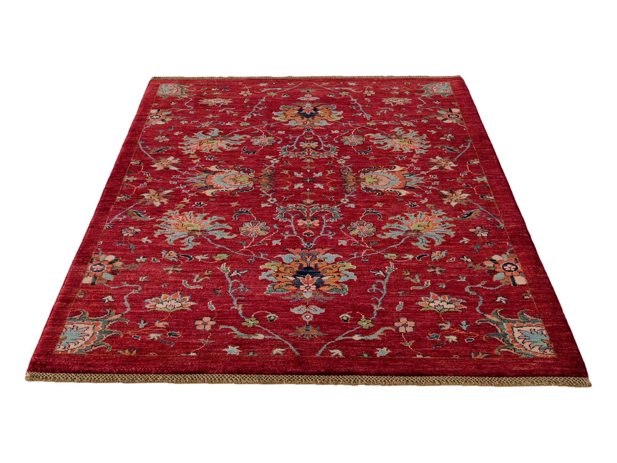 4' 3 x 5' 11 Hand Knotted Ariana Ziegler Rug