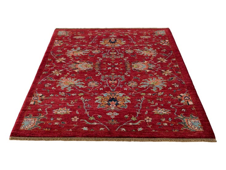 Detail image of 4' 3 x 5' 11 Hand Knotted Ariana Ziegler Rug