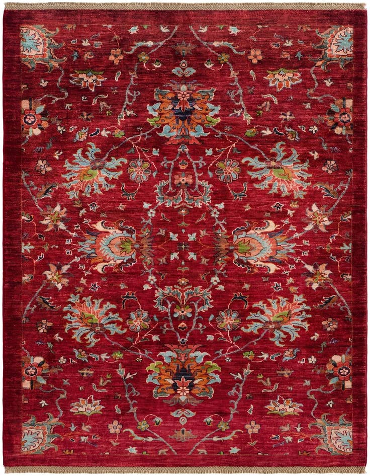 Detail image of 4' 3 x 5' 11 Hand Knotted Ariana Ziegler Rug