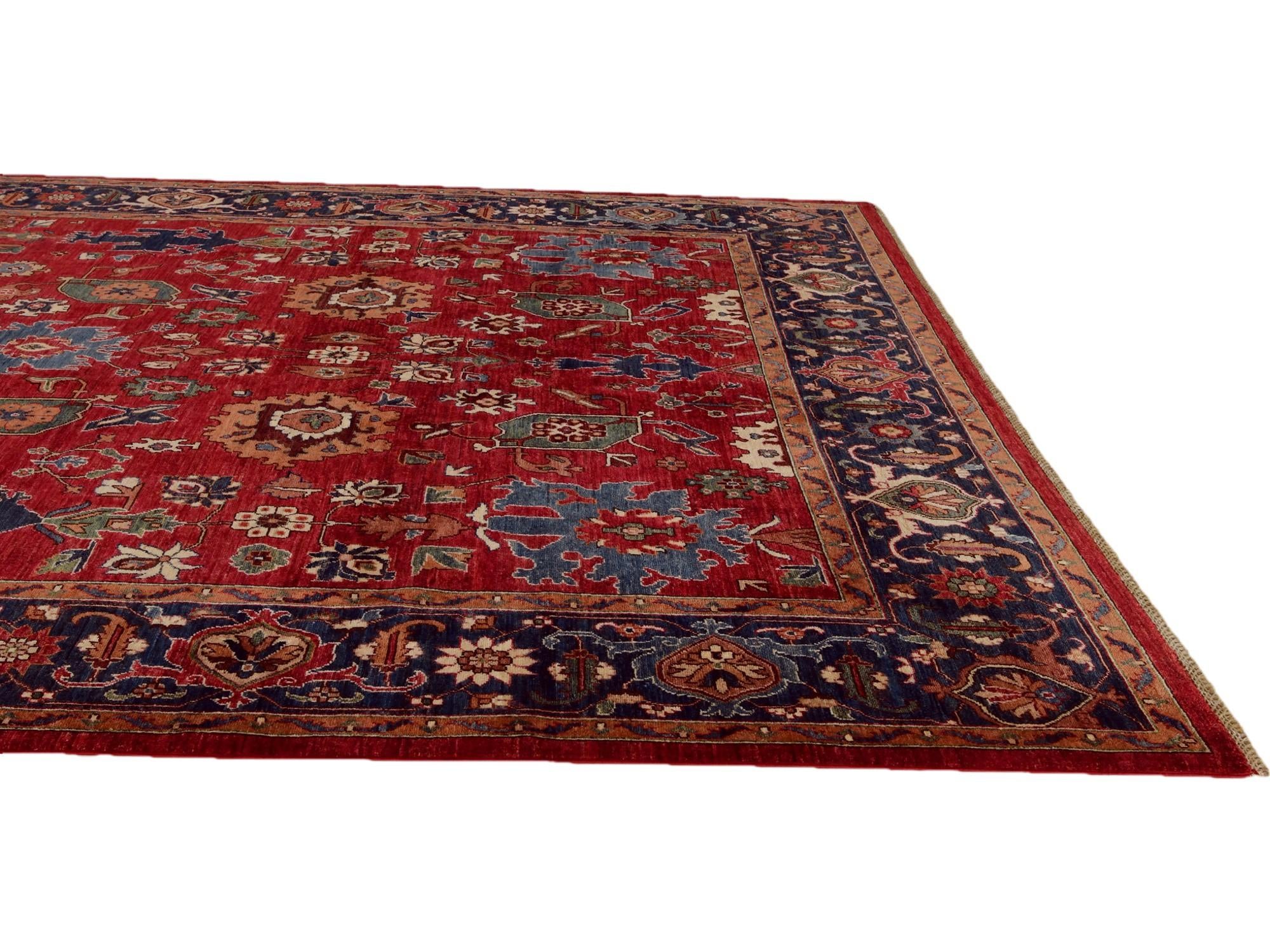 9' x 11' 11 Hand Knotted Ariana Ziegler Rug